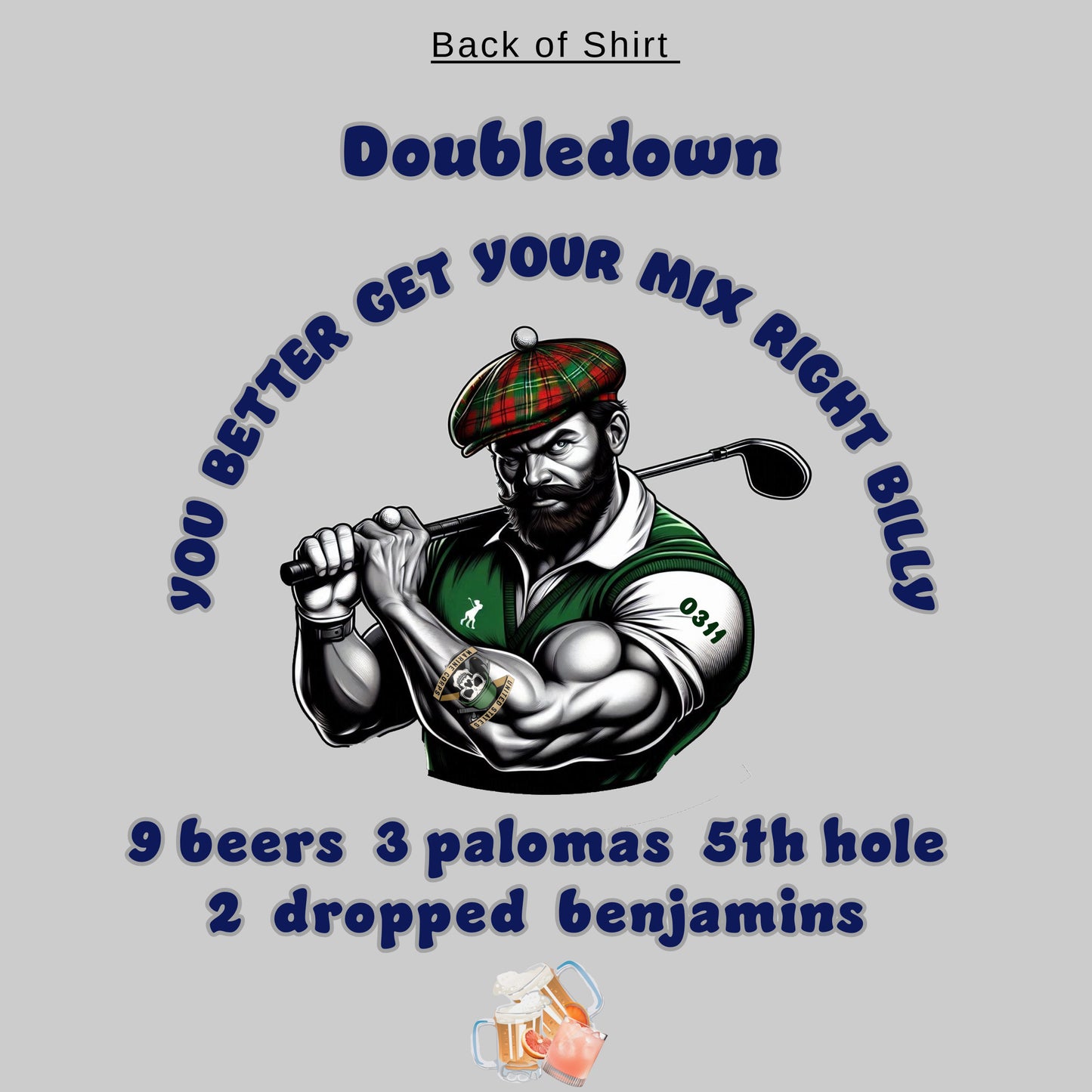 "DoubleDown" (Coming Soon!) Long Sleeve Hooded Tee and Triblend Long sleeve Tee